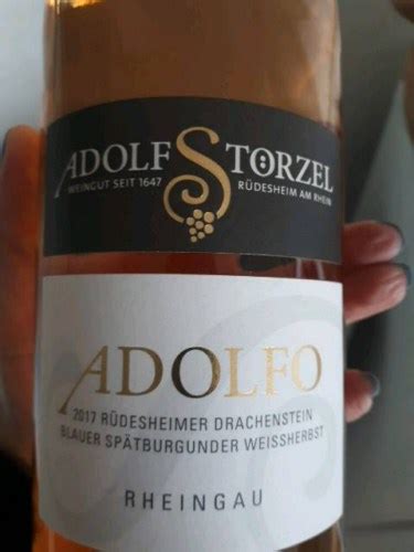 Adolf St Rzel Adolfo R Desheimer Drachenstein Blauer Sp Tburgunder