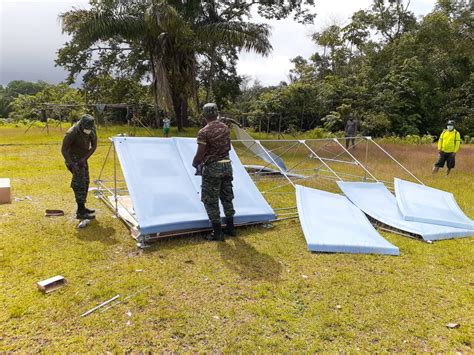 COVID-19 isolation tents installed at Moruca – Guyana Palace