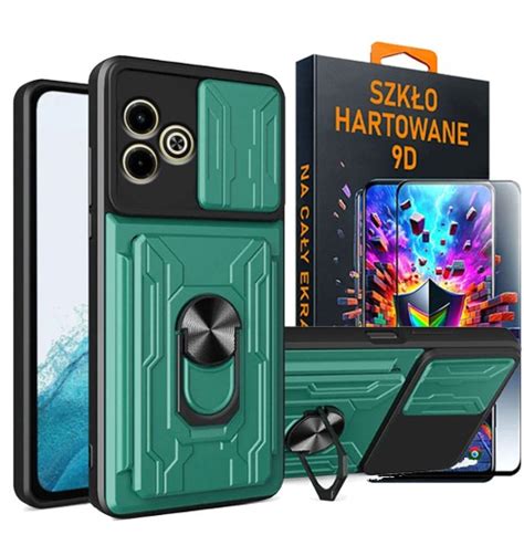 Etui do Infinix Hot 40i CAMSHIELD WALLET PANCERNE SZKŁO 9D NA CAŁY EKRAN Sklep Opinie Cena