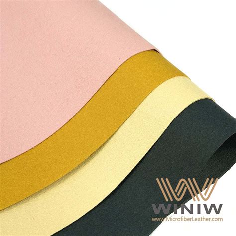 Soft Microfiber Suede Leather For Shoes Lining Winiw Microfiber Leather