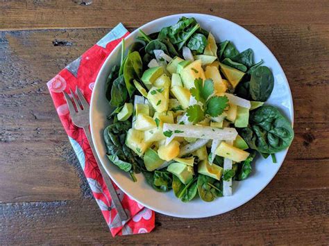 Jicama And Pineapple Salad In A Cilantro Vinaigrette Recipe