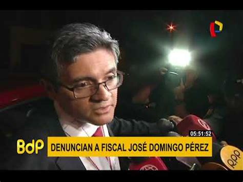 Abren proceso disciplinario a fiscal Domingo Pérez por declaraciones