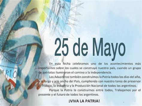 Imágenes bonitas con frases lindas para celebrar el 25 de mayo Hoy