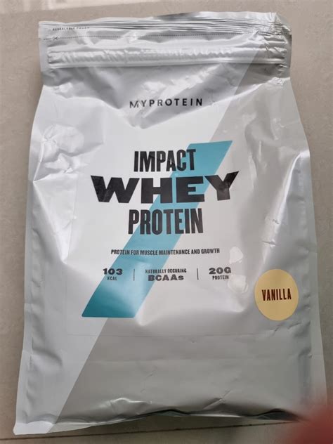 Myprotein Impact Whey Protein Kg Vanilla Health Nutrition Health