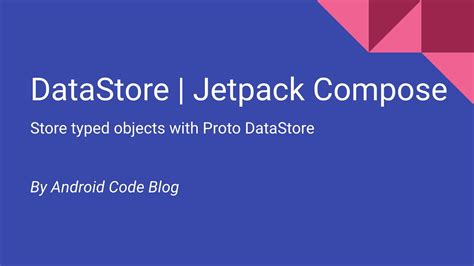 Store Typed Object With Proto Datastore Jetpack Compose Youtube