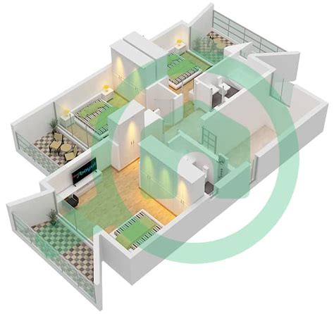 Floor Plans For Type Unit B Bm Bedroom Townhouses In Maha