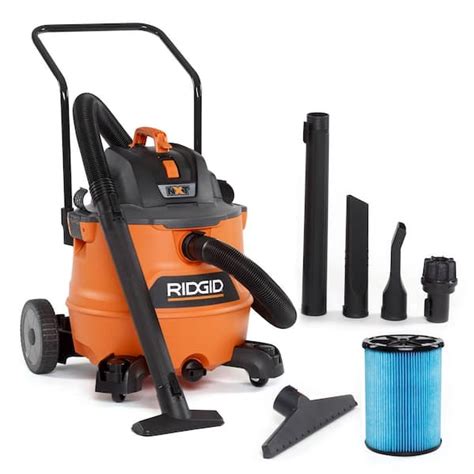 Ridgid Gallon Peak Hp Nxt Shop Vac Wet Dry Vacuum With Cart