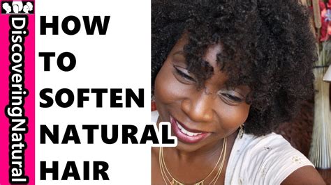 How To Soften Natural Hair To Prevent Breakage Youtube