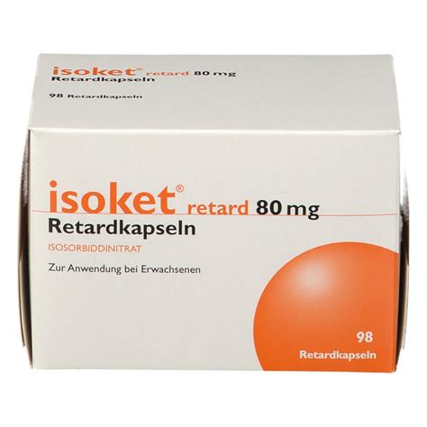 Isoket Retard 80 Mg 98 St Mit Dem E Rezept Kaufen Shop Apotheke