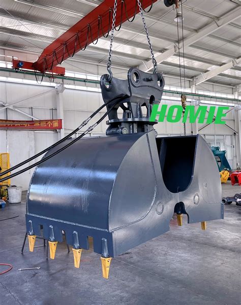 1 2cbm Clam Shell Bucket Excavator Hydraulic Shell Bucket For Loading