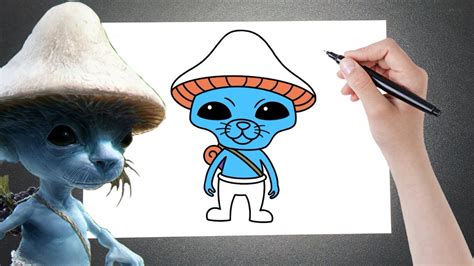 Como Dibujar Gato Pitufo Smurf Cat Youtube