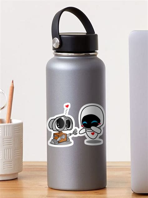 Wall E And Eve Sticker For Sale By Miha Shop Redbubble