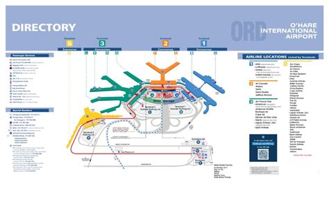 Chicago International Airport Map