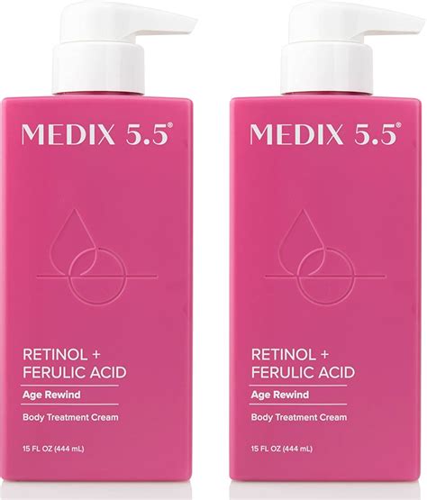 Medix 5 5 Retinol Cream With Ferulic Acid Anti Sagging Treatment Targets Crepey Wrinkles And Sun