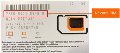 O Se Trouve Le Code Pin De La Carte Sim Orange Sos Ordinateurs