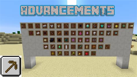 Minecraft 114 Advancements Advancement 2 Stone Age Youtube