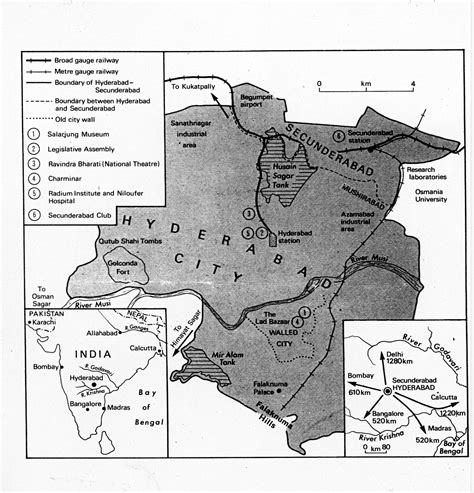 Hyderabad District Map