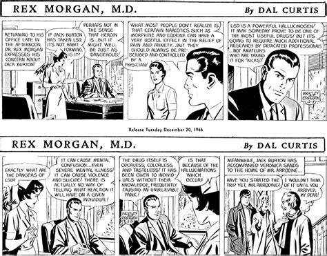 In Search Of Rex Morgan Md 1966 Comic Strips A Summary