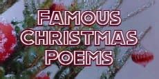 6 Famous Christmas Poems - Short Poems & Quotes