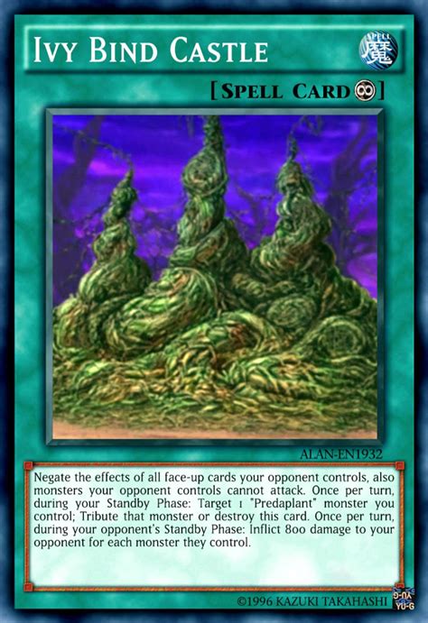 Anime Card Discussion Ivy Bind Castle Ryugioh