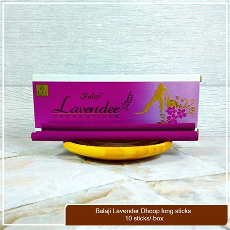 Jual Dupa Hio India Wangi Harum Balaji Lavender Dhoop Long Sticks