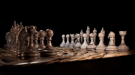 ArtStation - The Chessboard - 3D Art