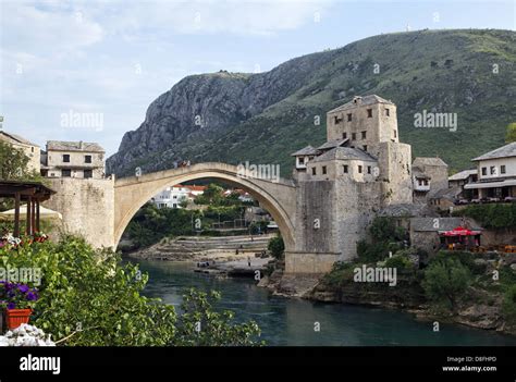 Bosnia And Herzegovina Mostar Old Bridge Stari Most Unesco World