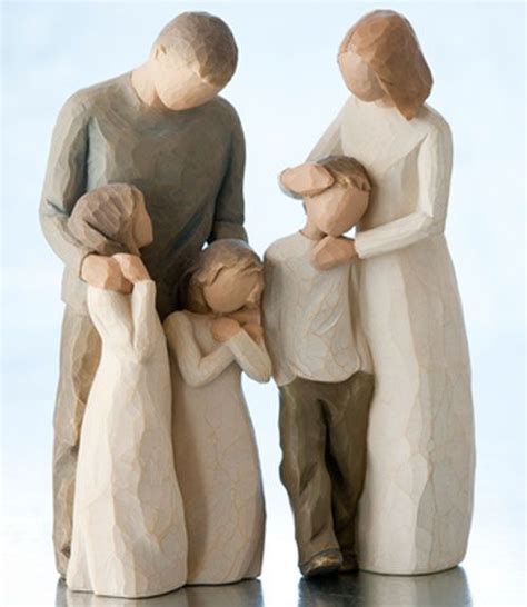 Willow Tree Parents With 3 Children Willow Tree Figurines Willow