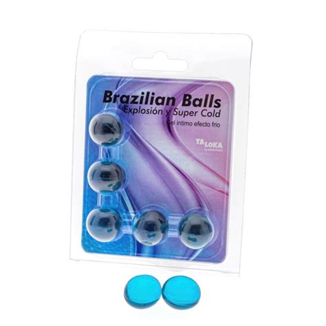 TALOKA BRAZILIAN BALLS GEL EXCITANTE EFECTO FRÍO 5 BOLAS en