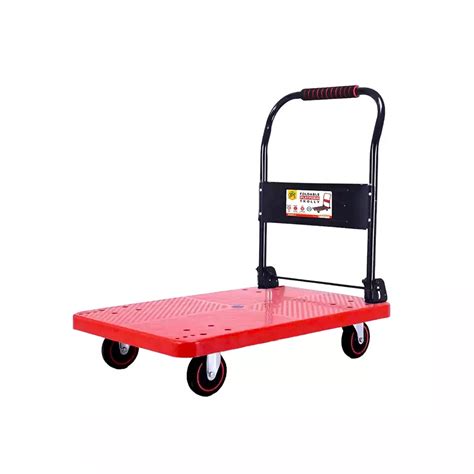 Buy Fulcrum Folding Handle Type Trolley With PU Wheel 400 Kg Load