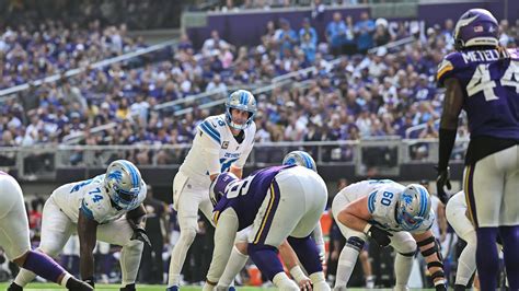 Odds Detroit Lions Beat Minnesota Vikings In Week