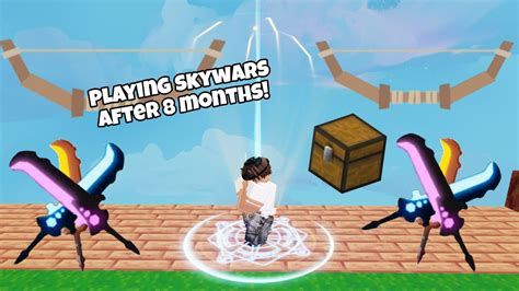 So I Played Roblox Bedwars Skywars Gamemode After 8 Months Youtube