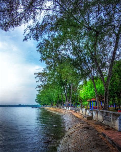 Landscape at the Lumut Beach Stock Image - Image of summer, beautiful ...