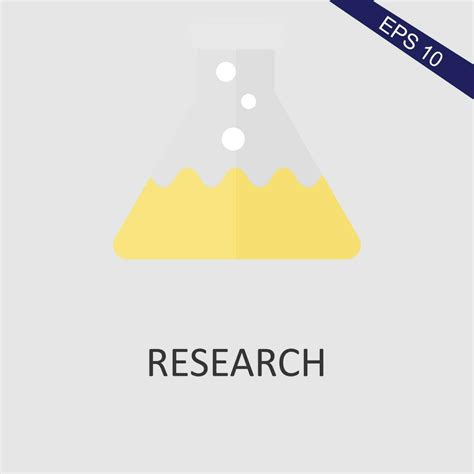 Research Flat Icon Vector Eps File Vector Art At Vecteezy