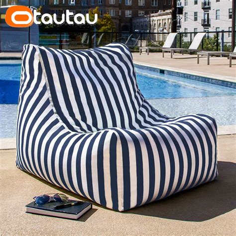 Otautau Outdoor Bean Bag Lounger Cover Without Filler Swim Pool Floats