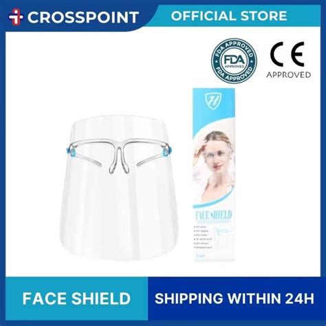 Crosspoint High Quality Face Shield Protective Isolation Mask 1 Set