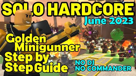 Tds Grind Gem Solo Hardcore With Golden Minigunner Tds No Dj No