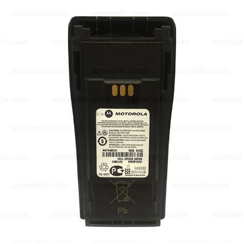 Motorola Nntn Cr Mah Nimh Battery Pack For Dp