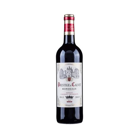 Calvet Prestige Bordeaux Merlot Cabernet Sauvignon X 750 Ml