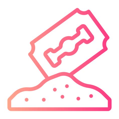 cocaine generic gradient outline icon