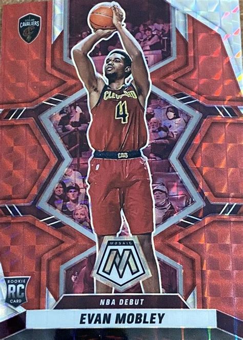 Evan Mobley Mosaic Nba Debut Red Price Guide Sports Card