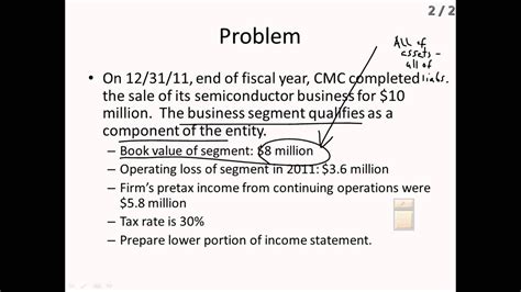 The Income Statement Ii Intermediate Accounting I L4 Professor Carolyn Levine Youtube