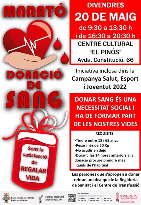 El 20 de maig torna la marató de donacions de sang que ampliarà el seu