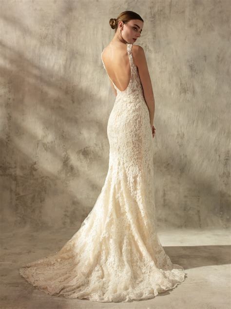 Beaded Lace Wedding Dress Laree Lusan Mandongus