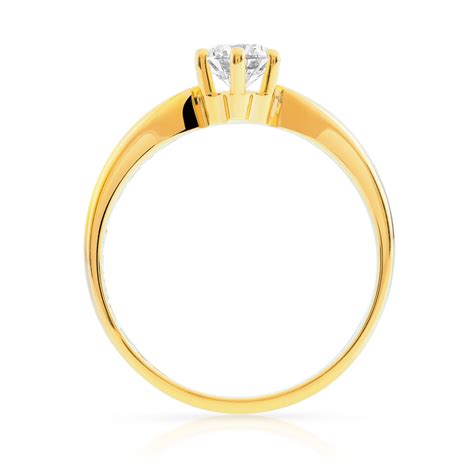 Bague Solitaire Or 750 Diamant 50 100e De Carat MATY