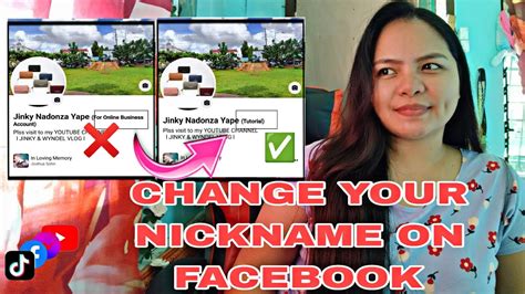 HOW TO CHANGE NICKNAME ON FACEBOOK 2024 YouTube