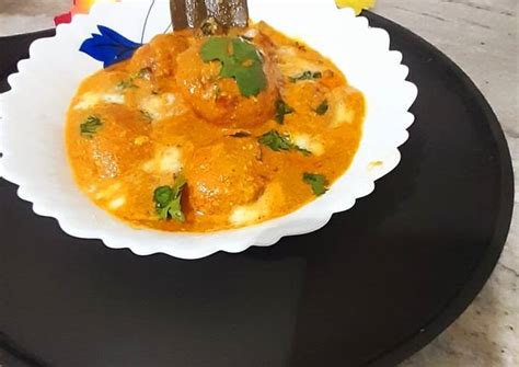 Shahi Malai Kofta Curry Without Frying Recipe By Neeta Bhargava Cookpad