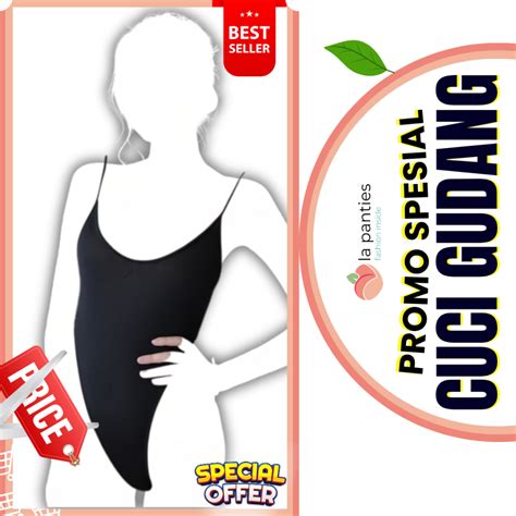 Jual La Panties Baju Atasan Press Badan Body Fit Bodysuit Sexy Model Japan Transparent Lingerie