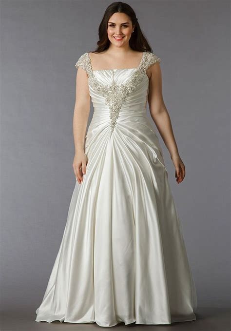 Heavily Beaded Plus Size Wedding Gown Darius Cordell Fashion Ltd