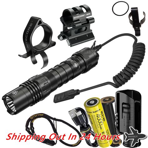 Nitecore P I Rechargeable Flashlight Ntr Tactical Ring Rsw I Remote